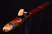 Redwood Burl Native American Flute, Minor, Low E-4, #G31B